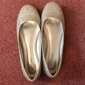 Sparkly flats